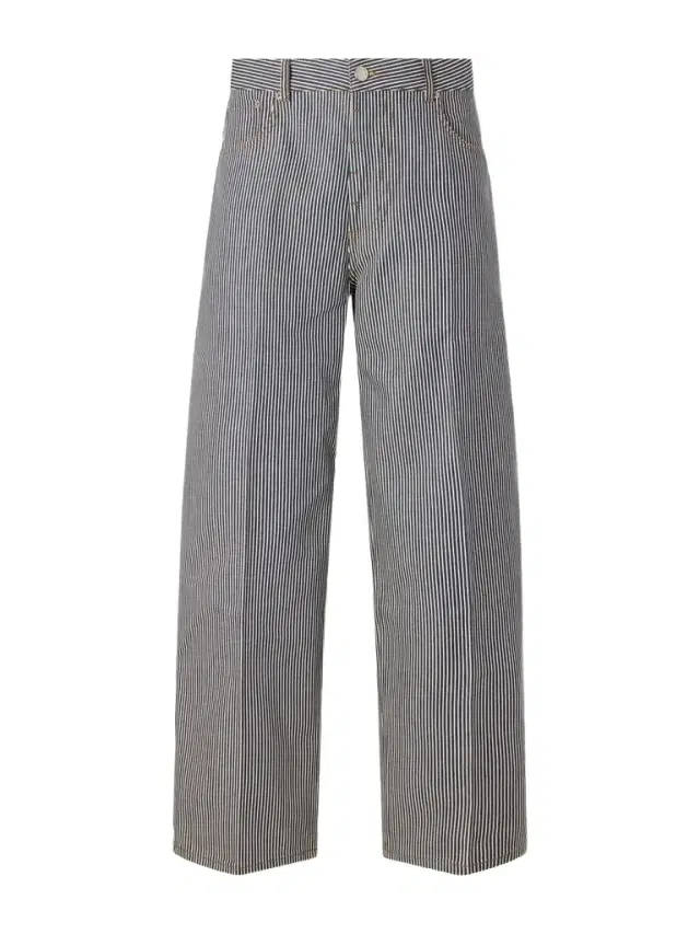 AMI PARIS Wide-Leg Striped Jeans - Men