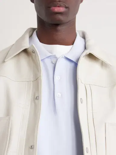 ATON Knitted Polo Shirt - Men | Thumbnail 5 ATON Knitted Polo Shirt - Men | Thumbnail 5