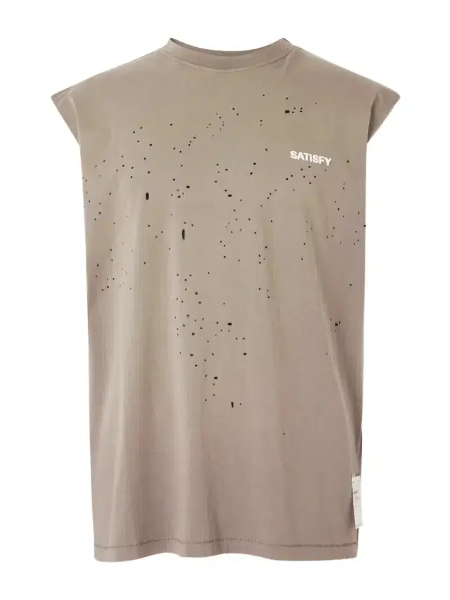 Satisfy Distressed Logo-Print MothTech™ Organic Cotton-Jersey Tank Top - Men