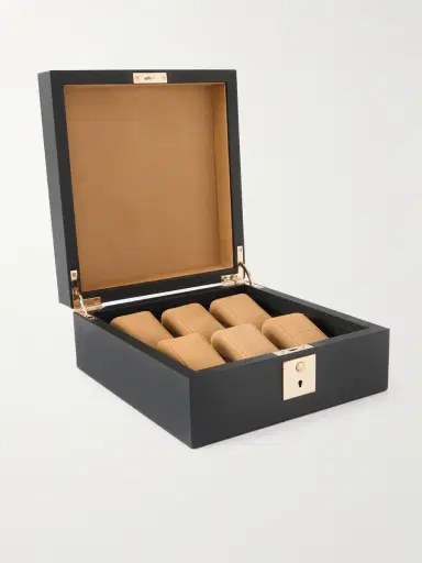 Smythson Mara Croc-Effect Leather Six-Piece Watch Box - Men | Thumbnail 2 Smythson Mara Croc-Effect Leather Six-Piece Watch Box - Men | Thumbnail 2