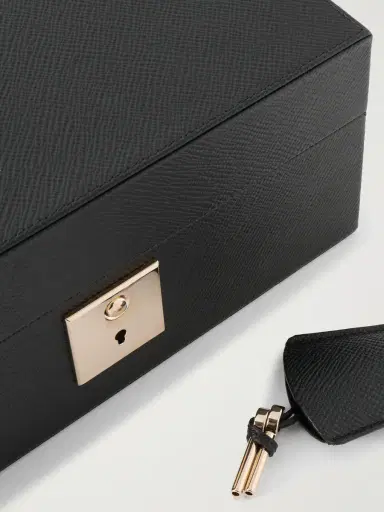 Smythson Mara Croc-Effect Leather Six-Piece Watch Box - Men | Thumbnail 4 Smythson Mara Croc-Effect Leather Six-Piece Watch Box - Men | Thumbnail 4