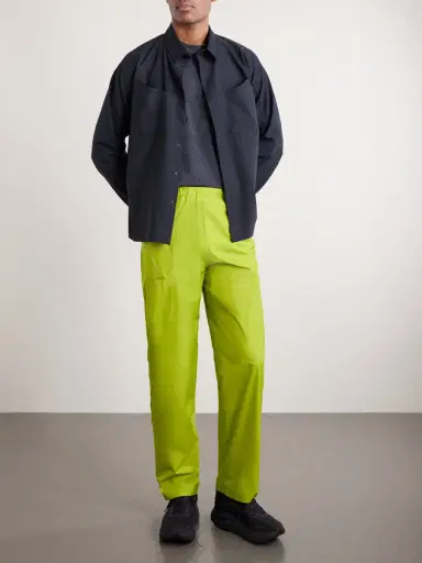 Satisfy Straight-Leg Pertex® 3L Rain Logo-Appliquéd Recycled-Ripstop Trousers - Men | Thumbnail 2 Satisfy Straight-Leg Pertex® 3L Rain Logo-Appliquéd Recycled-Ripstop Trousers - Men | Thumbnail 2