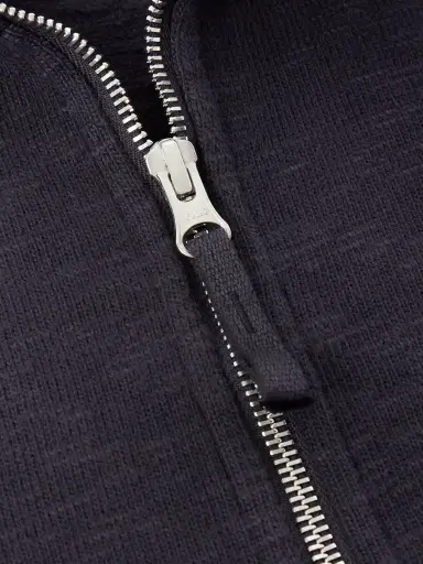 Stone Island Logo-Appliquéd Cotton Zip-Up Sweatshirt - Men | Thumbnail 4