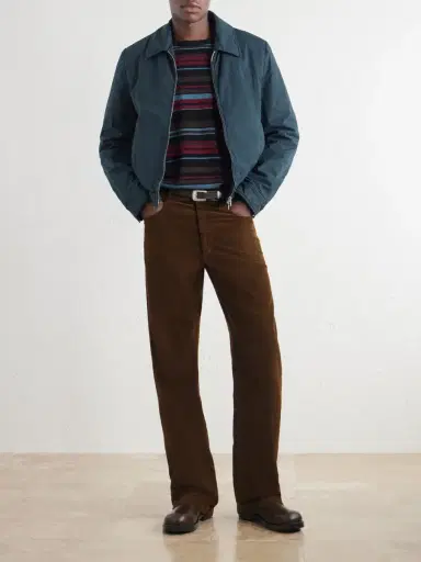 Dries Van Noten Straight-Leg Cotton-Corduroy Trousers - Men | Thumbnail 2
