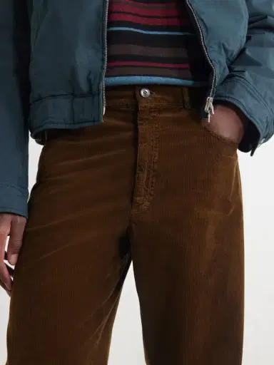 Dries Van Noten Straight-Leg Cotton-Corduroy Trousers - Men | Thumbnail 6