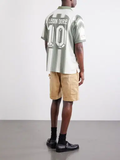 Aimé Leon Dore Logo-Appliquéd Striped Jersey T-Shirt - Men | Thumbnail 4 Aimé Leon Dore Logo-Appliquéd Striped Jersey T-Shirt - Men | Thumbnail 4