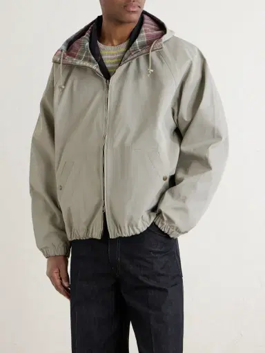 Aimé Leon Dore Reversible Checked Shell Windbreaker Jacket - Men | Thumbnail 6
