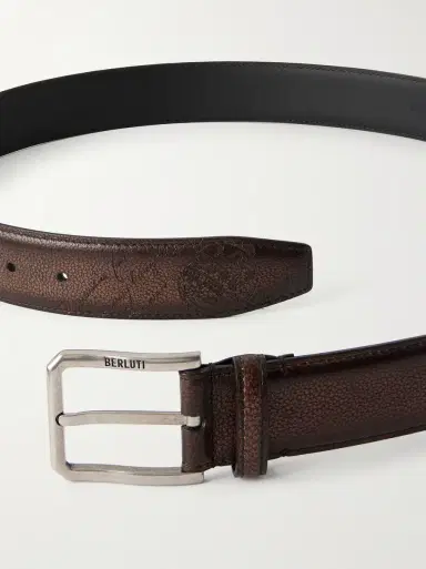 Berluti 3cm Full-Grain Venezia Softy Leather Belt - Men | Thumbnail 3 Berluti 3cm Full-Grain Venezia Softy Leather Belt - Men | Thumbnail 3