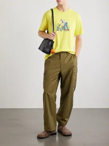 JW Anderson Gardener Embroidered Cotton-Jersey T-Shirt - Men | Thumbnail 2 JW Anderson Gardener Embroidered Cotton-Jersey T-Shirt - Men | Thumbnail 2