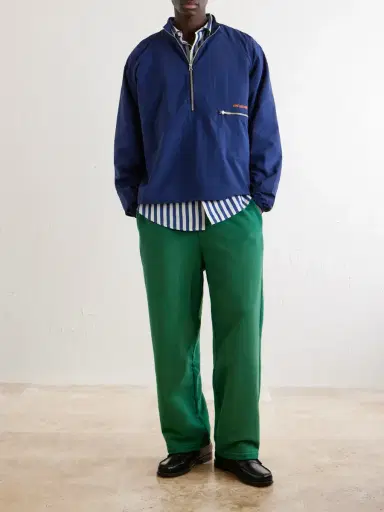 Aimé Leon Dore Straight-Leg Logo-Appliquéd Cotton-Jersey Sweatpants - Men | Thumbnail 2 Aimé Leon Dore Straight-Leg Logo-Appliquéd Cotton-Jersey Sweatpants - Men | Thumbnail 2