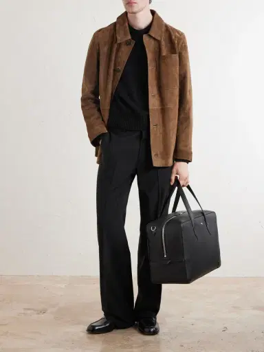 Montblanc Full-Grain Leather Weekend Bag - Men | Thumbnail 2 Montblanc Full-Grain Leather Weekend Bag - Men | Thumbnail 2