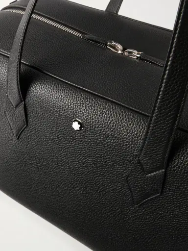 Montblanc Full-Grain Leather Weekend Bag - Men | Thumbnail 5 Montblanc Full-Grain Leather Weekend Bag - Men | Thumbnail 5