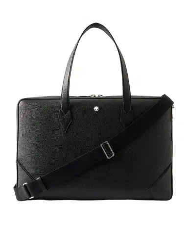 Montblanc Full-Grain Leather Weekend Bag - Men | Thumbnail 1 Montblanc Full-Grain Leather Weekend Bag - Men | Thumbnail 1