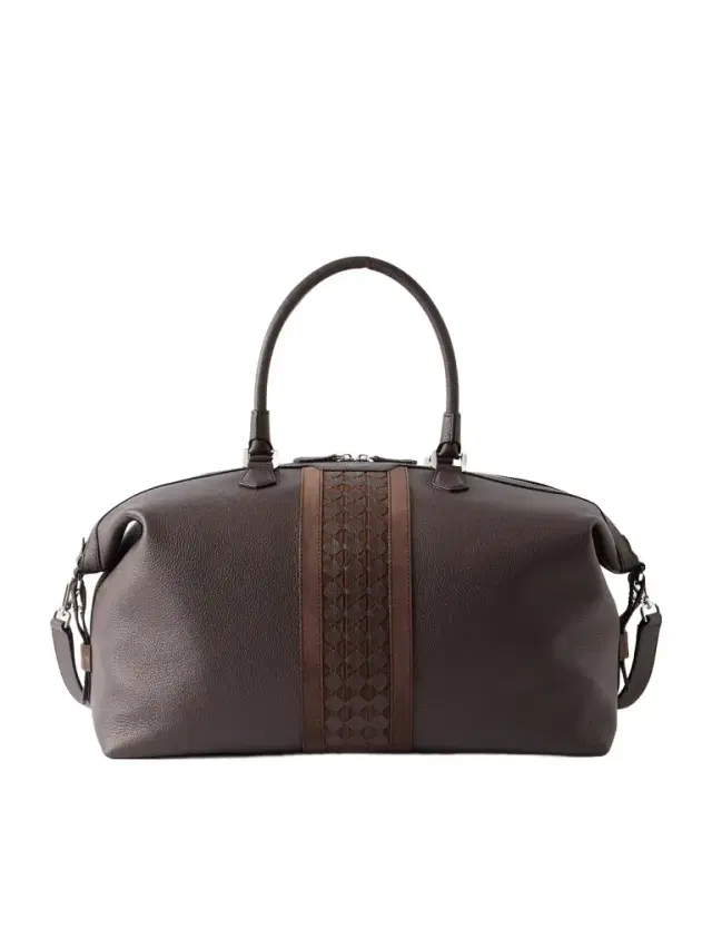 Serapian Mosaico-detailed Leather Weekend Bag - Men