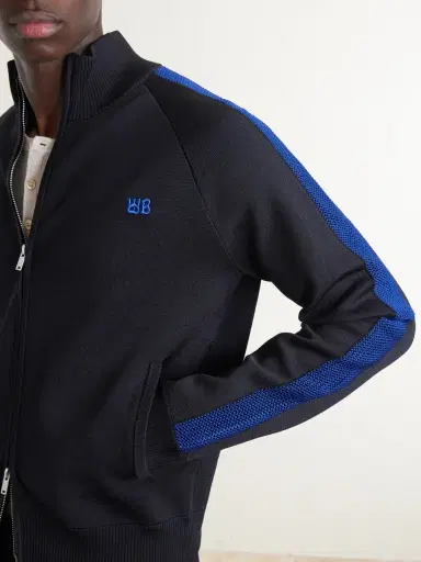 Wales Bonner Tide Logo-Embroidered Striped Jersey Sweatshirt - Men | Thumbnail 5 Wales Bonner Tide Logo-Embroidered Striped Jersey Sweatshirt - Men | Thumbnail 5