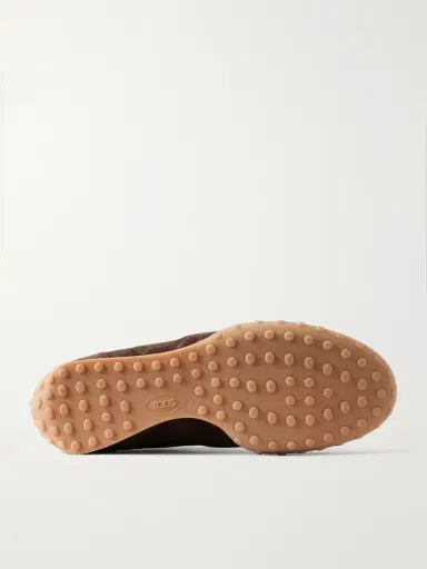 Tod's Panelled Leather-Trimmed Suede Sneakers - Men | Thumbnail 3 Tod's Panelled Leather-Trimmed Suede Sneakers - Men | Thumbnail 3