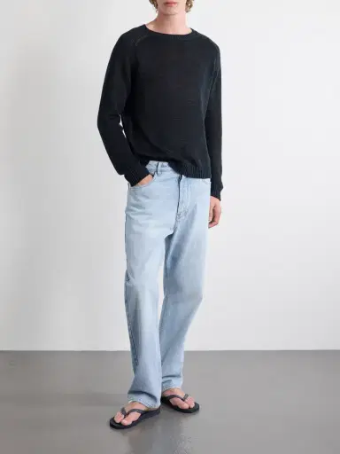 Studio Nicholson Costes Linen Sweater - Men | Thumbnail 2