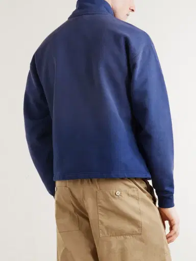 Aimé Leon Dore Logo-Embroidered Cotton-Jersey Half-Zip Sweatshirt - Men | Thumbnail 4 Aimé Leon Dore Logo-Embroidered Cotton-Jersey Half-Zip Sweatshirt - Men | Thumbnail 4