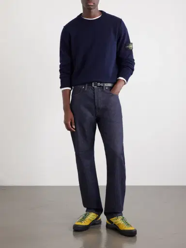 Stone Island Logo-Appliquéd Wool-Blend Sweater - Men | Thumbnail 2 Stone Island Logo-Appliquéd Wool-Blend Sweater - Men | Thumbnail 2