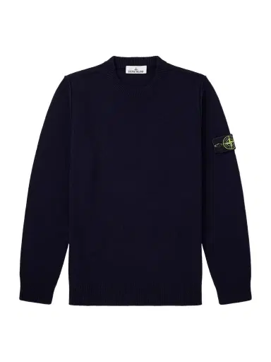 Stone Island Logo-Appliquéd Wool-Blend Sweater - Men | Thumbnail 1 Stone Island Logo-Appliquéd Wool-Blend Sweater - Men | Thumbnail 1