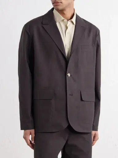 De Bonne Facture Métier Cotton-Twill Suit Jacket - Men | Thumbnail 3 De Bonne Facture Métier Cotton-Twill Suit Jacket - Men | Thumbnail 3