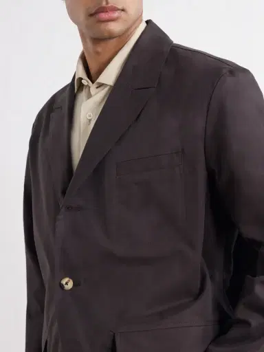 De Bonne Facture Métier Cotton-Twill Suit Jacket - Men | Thumbnail 5 De Bonne Facture Métier Cotton-Twill Suit Jacket - Men | Thumbnail 5