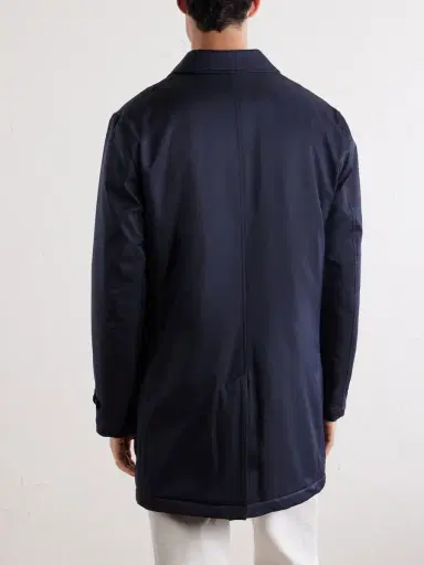 Kiton Reversible Padded Twill Jacket - Men | Thumbnail 4 Kiton Reversible Padded Twill Jacket - Men | Thumbnail 4