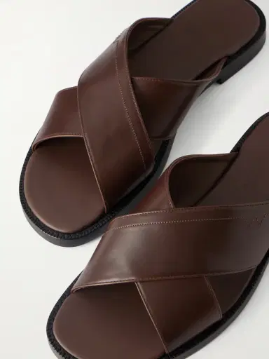 J.M. Weston Leather Sandals - Men | Thumbnail 4 J.M. Weston Leather Sandals - Men | Thumbnail 4