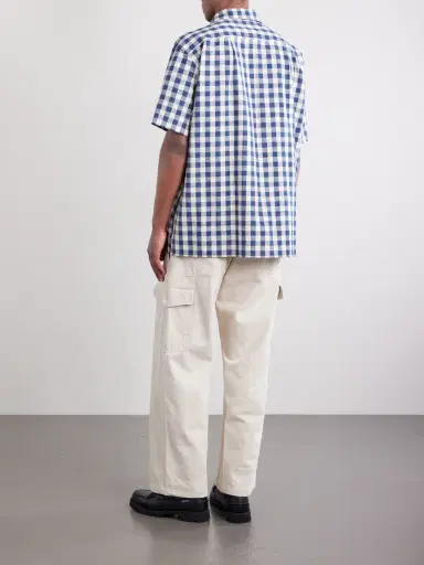 Monitaly Milano Gingham Cotton and Linen-Blend Shirt - Men | Thumbnail 4 Monitaly Milano Gingham Cotton and Linen-Blend Shirt - Men | Thumbnail 4