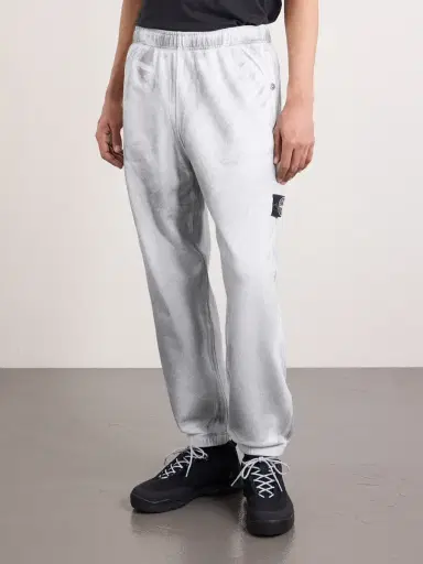 Stone Island Tapered Reflective Organic Cotton Fleece Sweatpants - Men | Thumbnail 3 Stone Island Tapered Reflective Organic Cotton Fleece Sweatpants - Men | Thumbnail 3