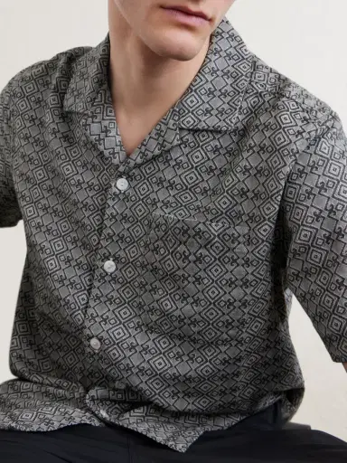 Aimé Leon Dore Novelty Camp-Collar Cotton-Jacquard Shirt - Men | Thumbnail 4 Aimé Leon Dore Novelty Camp-Collar Cotton-Jacquard Shirt - Men | Thumbnail 4