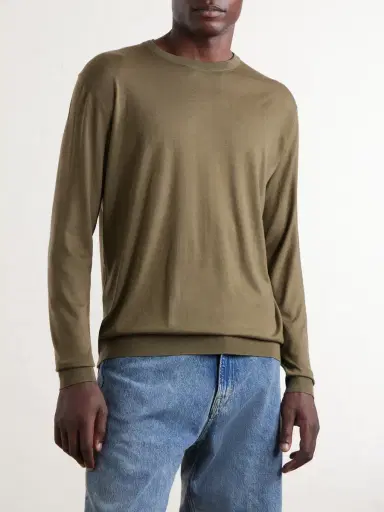 Kiton Wool Knit Sweater - Men | Thumbnail 3