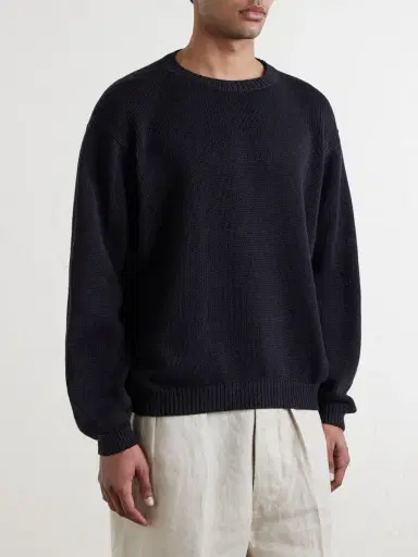 Kaptain Sunshine Cotton Sweater - Men | Thumbnail 3 Kaptain Sunshine Cotton Sweater - Men | Thumbnail 3