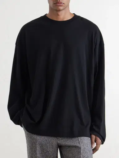 Dries Van Noten Hegland Cotton-Jersey T-Shirt - Men | Thumbnail 3