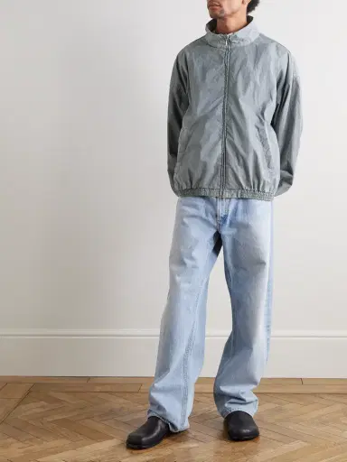 AGOLDE Marshall Crinkled Cotton-Blend Shell Bomber Jacket - Men | Thumbnail 2 AGOLDE Marshall Crinkled Cotton-Blend Shell Bomber Jacket - Men | Thumbnail 2