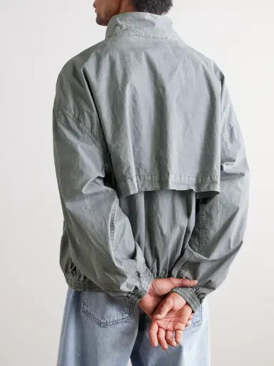 AGOLDE Marshall Crinkled Cotton-Blend Shell Bomber Jacket - Men | Thumbnail 4 AGOLDE Marshall Crinkled Cotton-Blend Shell Bomber Jacket - Men | Thumbnail 4