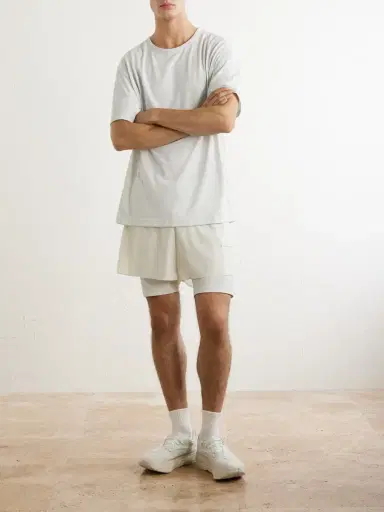 ON Post Archive Faction Zero 2-in-1 Stretch-Jersey and Mesh Running Shorts - Men | Thumbnail 2