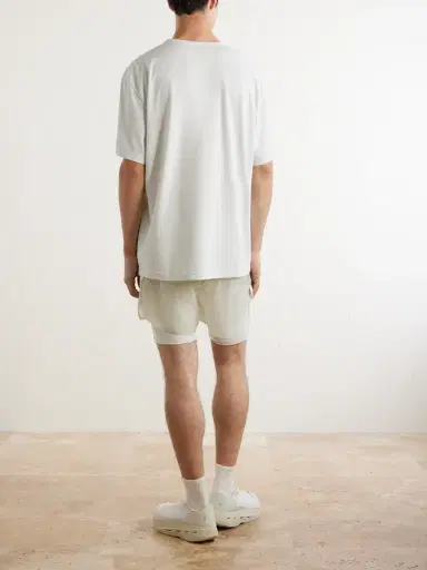 ON Post Archive Faction Zero 2-in-1 Stretch-Jersey and Mesh Running Shorts - Men | Thumbnail 4