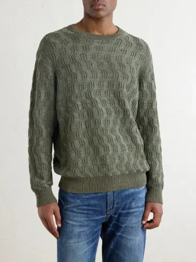 Aimé Leon Dore Cable-Knit Cotton-Blend Sweater - Men | Thumbnail 3