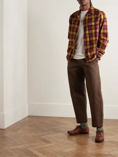 De Bonne Facture Balloon Tapered Cotton-Drill Trousers - Men | Thumbnail 2 De Bonne Facture Balloon Tapered Cotton-Drill Trousers - Men | Thumbnail 2