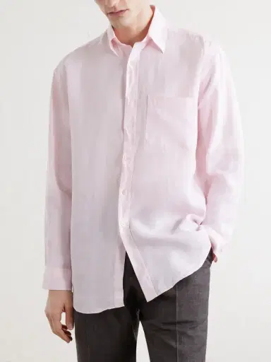 Anderson & Sheppard Linen Shirt - Men | Thumbnail 3 Anderson & Sheppard Linen Shirt - Men | Thumbnail 3
