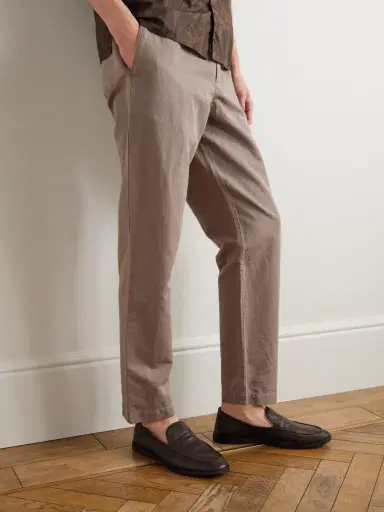 George Cleverley Mayfair II Collapsible-Heel Deerskin Loafers - Men | Thumbnail 2 George Cleverley Mayfair II Collapsible-Heel Deerskin Loafers - Men | Thumbnail 2