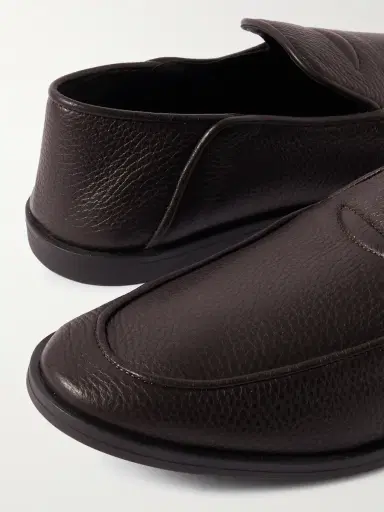 George Cleverley Mayfair II Collapsible-Heel Deerskin Loafers - Men | Thumbnail 4 George Cleverley Mayfair II Collapsible-Heel Deerskin Loafers - Men | Thumbnail 4