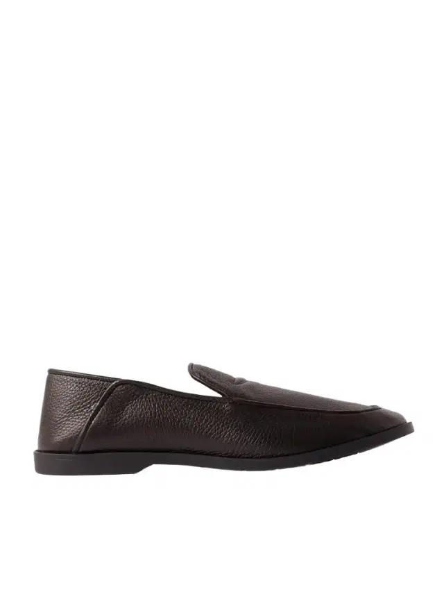 George Cleverley Mayfair II Collapsible-Heel Deerskin Loafers - Men