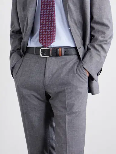 Serapian 2.5 cm Leather Belt - Men | Thumbnail 2