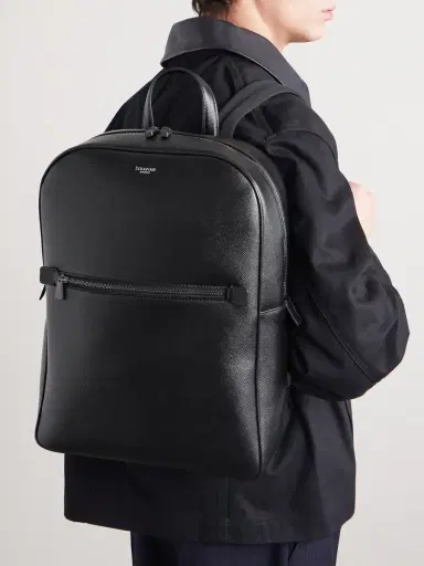 Serapian Evoluzione Cross-Grain Leather Backpack - Men | Thumbnail 3 Serapian Evoluzione Cross-Grain Leather Backpack - Men | Thumbnail 3