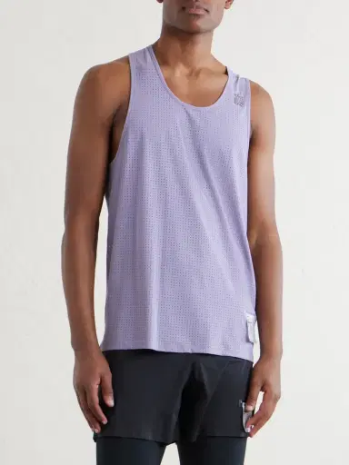 Satisfy Embellished Logo-Appliquéd Space-O™ Mesh Tank Top - Men | Thumbnail 3 Satisfy Embellished Logo-Appliquéd Space-O™ Mesh Tank Top - Men | Thumbnail 3