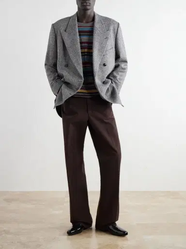 Dries Van Noten Straight-Leg Cotton Trousers - Men | Thumbnail 2