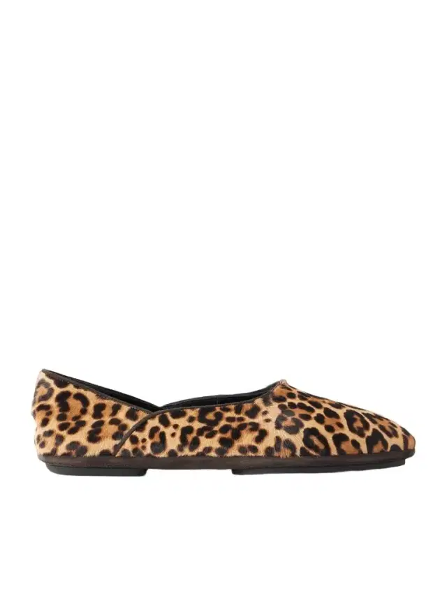 Anderson & Sheppard George Cortina Leopard-Print Calf Hair Slipper - Men