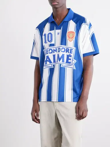 Aimé Leon Dore Logo-Appliquéd Striped Jersey T-Shirt - Men | Thumbnail 3 Aimé Leon Dore Logo-Appliquéd Striped Jersey T-Shirt - Men | Thumbnail 3